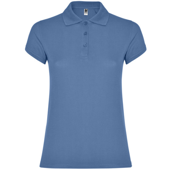 Sieviešu zils polo krekliņš Riviera Blue Star T-krekls | Polo Roly