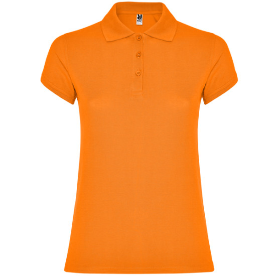 Sieviešu oranžs polo krekliņš Star T-krekls | Polo Roly