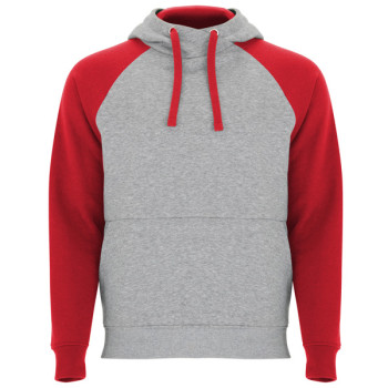 Pelēks/sarkans Badet džemperis