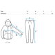Damski czarny dres Sport Like AY1146 - Dla kobiet Damski czarny dres Sport Like Komplety damskie