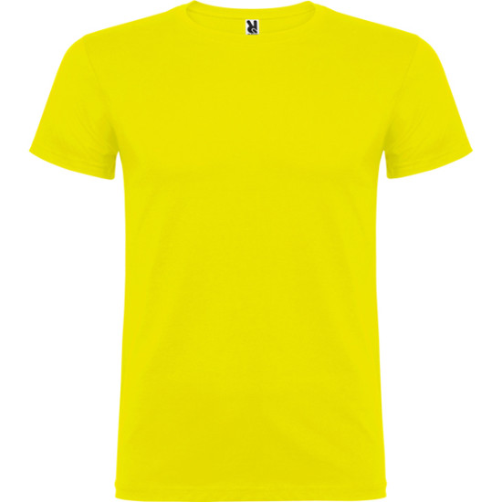 Vīriešu dzeltens Beagle T-krekls BEAGLETSHIRT - Apģērbs reklāmai Vīriešu dzeltens Beagle T-krekls T-krekls | Polo Roly
