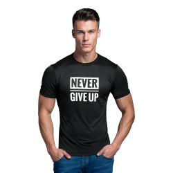 Vīriešu melns t-krekls Stay strong Vīriešu melns t-krekls Stay strong