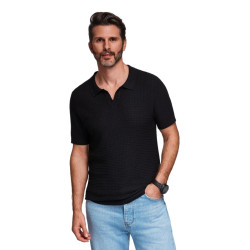 Vīriešu melns polo krekls Austen