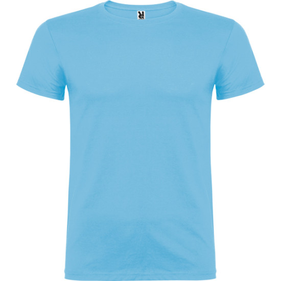 Vīriešu gaiši zils Beagle T-krekls BEAGLETSHIRT - Apģērbs reklāmai Vīriešu gaiši zils Beagle T-krekls T-krekls | Polo Roly