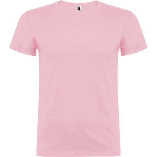 Vīriešu gaiši rozā Beagle T-krekls BEAGLETSHIRT - Apģērbs reklāmai Vīriešu gaiši rozā Beagle T-krekls T-krekls | Polo Roly