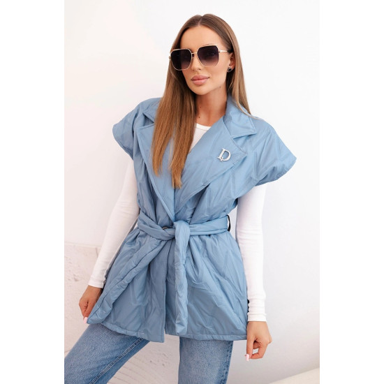 Sieviešu zilā veste Dion 33697 - Sievietēm Sieviešu zilā veste Dion Sieviešu vestes