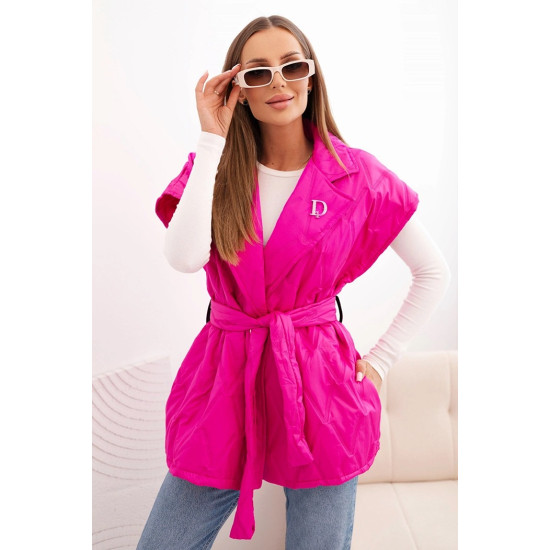 Sieviešu spilgti rozā veste Dion 33696 - Sievietēm Sieviešu spilgti rozā veste Dion Sieviešu vestes