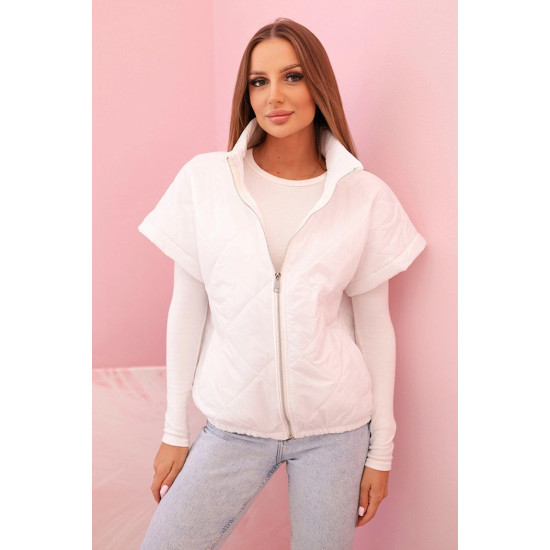 Sieviešu baltā veste Larin 33685 - Sievietēm Sieviešu baltā veste Larin Sieviešu vestes