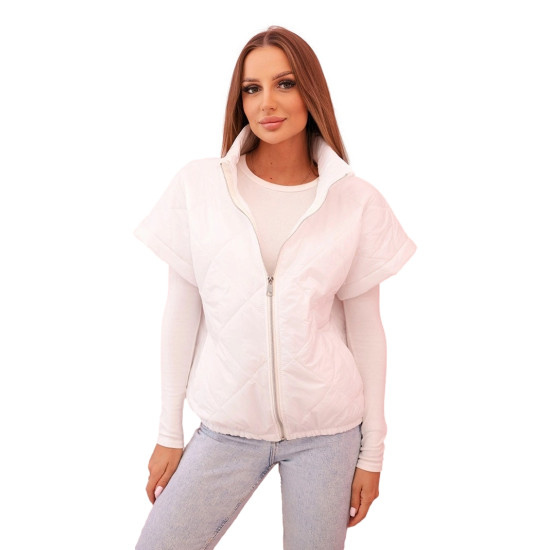 Sieviešu baltā veste Larin 33685 - Sievietēm Sieviešu baltā veste Larin Sieviešu vestes