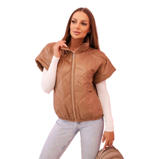 Sieviešu brūna veste Larin 33686 - Sievietēm Sieviešu brūna veste Larin Sieviešu vestes