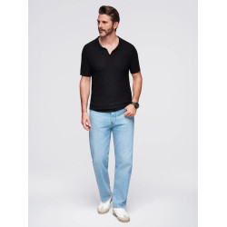 Vīriešu melns polo krekls Austen