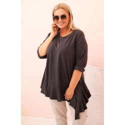 Sieviešu tumši pelēka blūze Berin