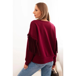 Sieviešu bordo džemperis Melinda Sieviešu bordo džemperis Melinda