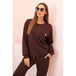 Sieviešu tumši brūns komplekts Naomi Sieviešu tumši brūns komplekts Naomi