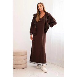 Sieviešu brūns ikdienas komplekts Donan