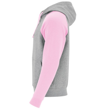 Bērnu pelēks un rozā džemperis Badet