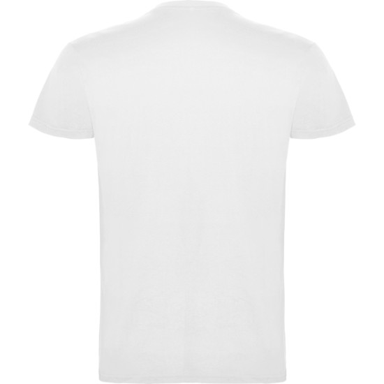 Vīriešu balts Beagle T-krekls BEAGLETSHIRT - Apģērbs reklāmai Vīriešu balts Beagle T-krekls T-krekls | Polo Roly