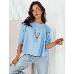 Sieviešu gaiši zila blūze Buls Sieviešu gaiši zila blūze Buls