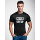 Vīriešu melns t-krekls Stay strong NB/MT3133Z - T-krekls Vīriešu melns t-krekls Stay strong T-krekls ar saukļiem