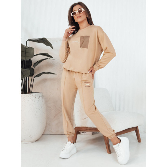 Women's brown set Future AY1038 - For women Women's brown set Future Women's suits