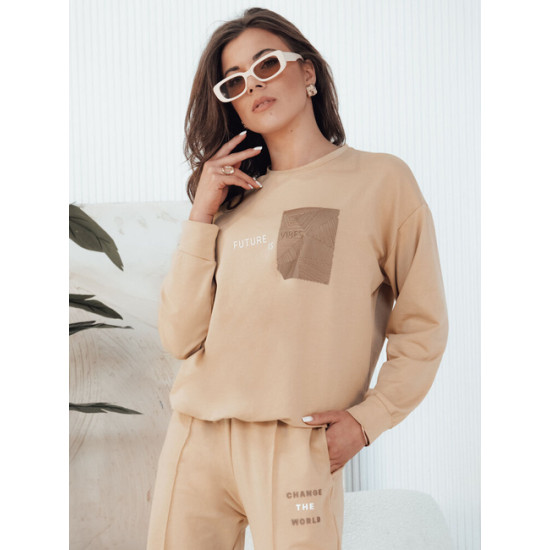 Women's brown set Future AY1038 - For women Women's brown set Future Women's suits