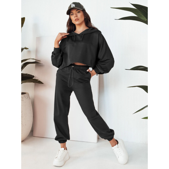 Women's black tracksuit Bistan AY1013 - For women Women's black tracksuit Bistan Women's suits