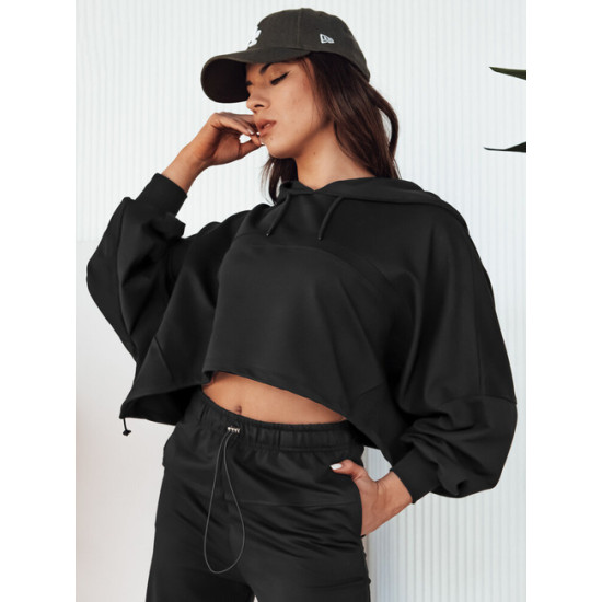 Women's black tracksuit Bistan AY1013 - For women Women's black tracksuit Bistan Women's suits
