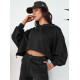 Women's black tracksuit Bistan AY1013 - For women Women's black tracksuit Bistan Women's suits