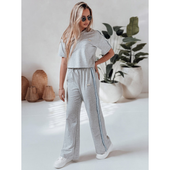 Women's grey tracksuit Sport Like AY1145 - For women Women's grey tracksuit Sport Like Women's suits