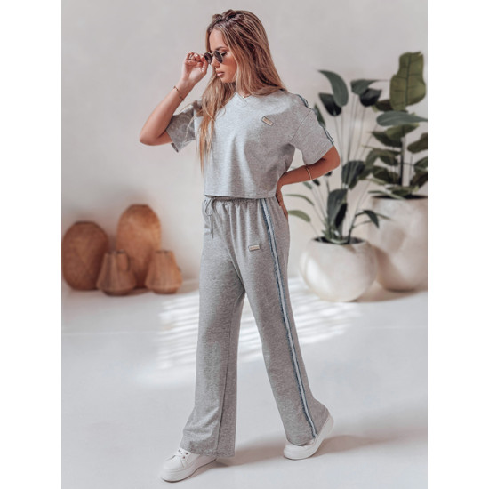 Women's grey tracksuit Sport Like AY1145 - For women Women's grey tracksuit Sport Like Women's suits