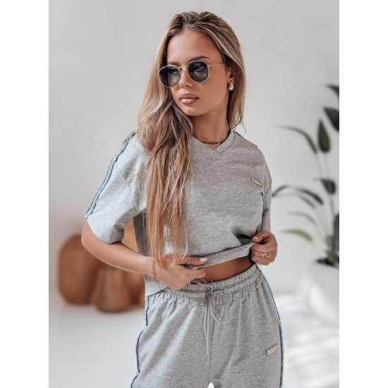 Women's grey tracksuit Sport Like AY1145 - For women Women's grey tracksuit Sport Like Women's suits