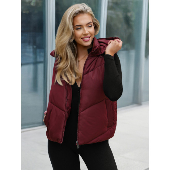 Sieviešu bordo krāsas veste Gusti Sieviešu vestes