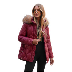 Sieviešu bordo krāsas jaka Mona Sieviešu bordo krāsas jaka Mona