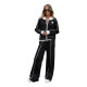 Sieviešu melns ikdienas komplekts Danger Sieviešu uzvalki