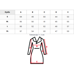 Sieviešu melns mētelis Classy Sieviešu melns mētelis Classy