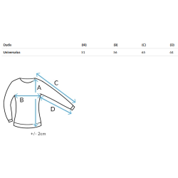 Sieviešu svītrains melns džemperis Charming