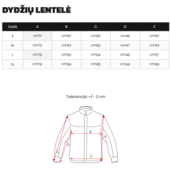 Sieviešu melna jaka Rosko Sieviešu jakas