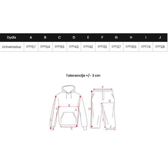 Sieviešu melns ikdienas komplekts Danger Sieviešu uzvalki