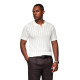 Vīriešu balts polo krekls Elegants V1 OM-POSS-0158 - T-krekls Vīriešu balts polo krekls Elegants POLO T-krekls
