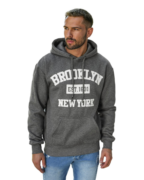 Vīriešu pelēks džemperis Brooklyn