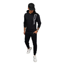 Vīriešu melns komplekts Over