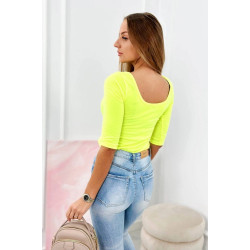 Sieviešu neona dzeltena blūze Sonic Sieviešu neona dzeltena blūze Sonic