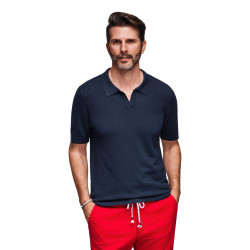 Vīriešu tumši zils polo krekliņš Mark Vīriešu tumši zils polo krekliņš Mark