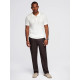 Vīriešu balts polo krekls Elegants V1 OM-POSS-0158 - T-krekls Vīriešu balts polo krekls Elegants POLO T-krekls