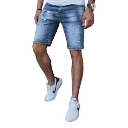 Vīriešu zili džinsa šorti Zero Vīriešu zili džinsa šorti Zero
