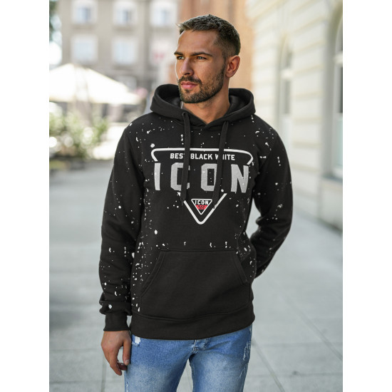 Vīriešu melns džemperis Best Vīriešu džemperi| Džemperi tiešsaistē