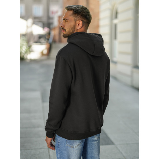 Vīriešu melns džemperis Brooklyn Vīriešu džemperi| Džemperi tiešsaistē