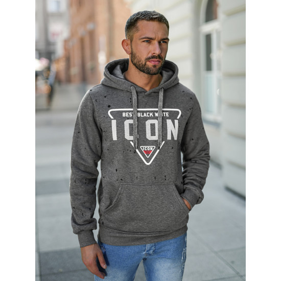 Vīriešu pelēks džemperis Best Vīriešu džemperi| Džemperi tiešsaistē