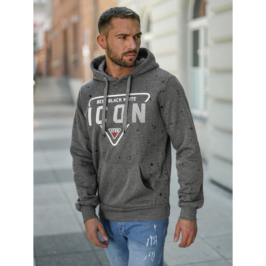 Vīriešu pelēks džemperis Best Vīriešu džemperi| Džemperi tiešsaistē