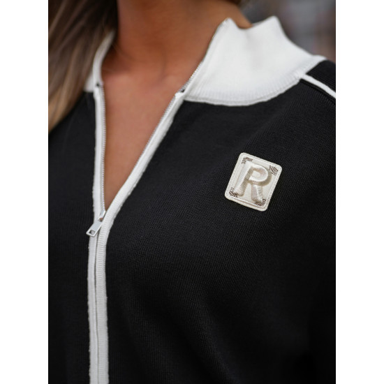 Sieviešu melns ikdienas komplekts Danger Sieviešu uzvalki